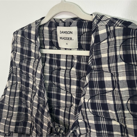 Damson Madder plaid quilted bow vest - Picture 5 of 9